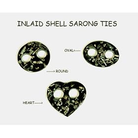 INLAID SHELL SARONG TIE