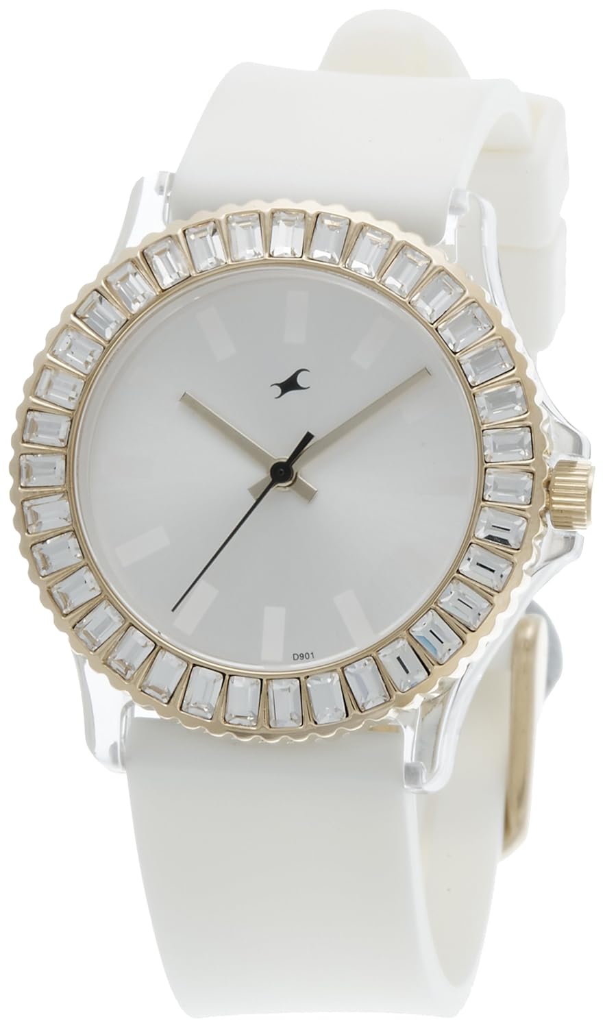 Fastrack Hip Hop Analog White Dial Women's Watch - NE9827PP01J Fastrack Hip Hop Analog White Dial Women's Watch - NE9827PP01J