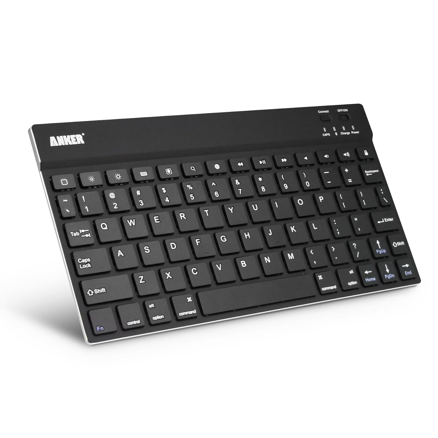 Anker® Ultra-Slim(4mm) Wireless Bluetooth 3.0 Keyboard for iPhones, iPads with Built-in lithium battery / Aluminum Body $25.99