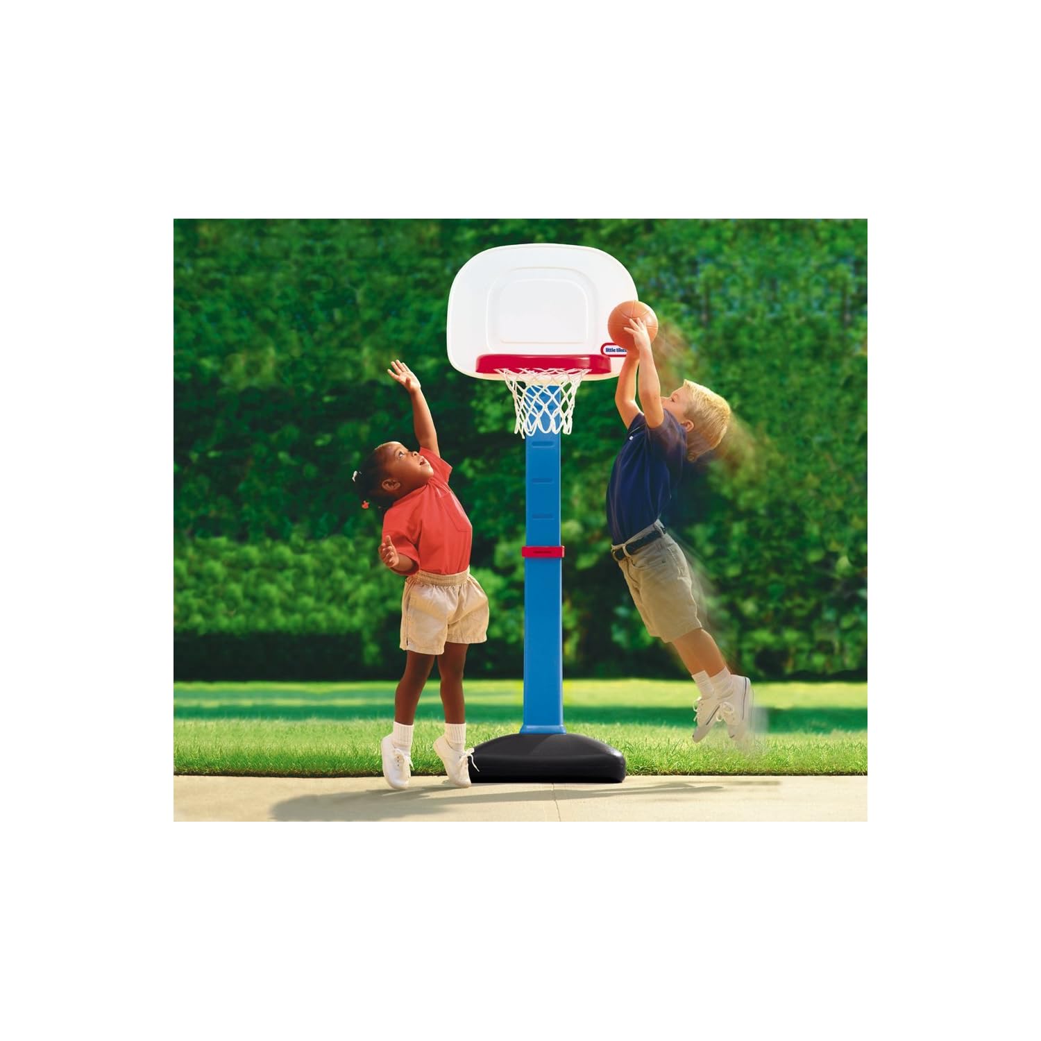 Little Tikes EasyScore Basketball Set Adjustable Hoop Junior Sized