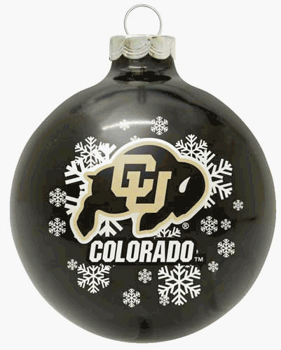 Buy NCAA Traditional Ornament - Colorado Buffaloes by Sports Memorabilia LLC