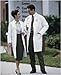 Fashion Seal 3495-MD Unisex Knee Length Lab Coats, Size: MD [pack of 1]
