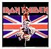 Iron Maiden - Skeleton on British Flag - Eddie - - Sticker / Decal Image
