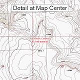 USGS Topographic Quadrangle Map - Red Rock Canyon, Nevada (Folded/Waterproof)