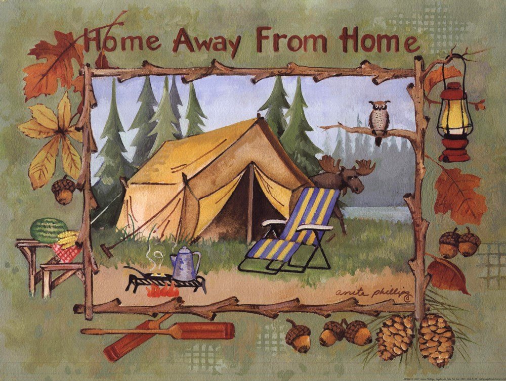 Amazon.com: Home Away from Home by Anita Phillips Art Print, Size ...