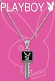 Officially Licensed PLAYBOY KEY BUNNY HEAD NECKLACE. Exclusive Playboy Bunny Rabbit BUNNY CHARM NECKLACE