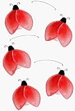 24 Red Ladybug Mobile nylon hanging ceiling wall baby nursery room wedding decor decoration