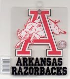 NCAA Suction Cup Window Cling - Arkansas Razorbacks