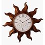 Sunrays Indoor Outdoor Wall Clock with Temperature and Humidity Gauges (copper finish) (23"H x 23"W x 1"D)