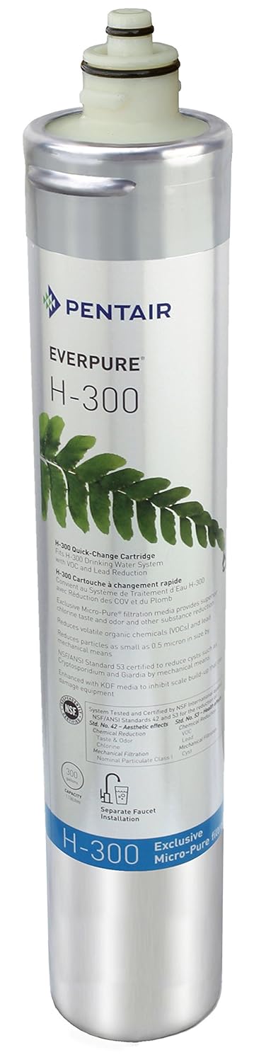 Everpure H-300 Water Filter Replacement Cartridge (EV9270-72 or ... Everpure H-300 Water Filter Replacement Cartridge (EV9270-72 or ...