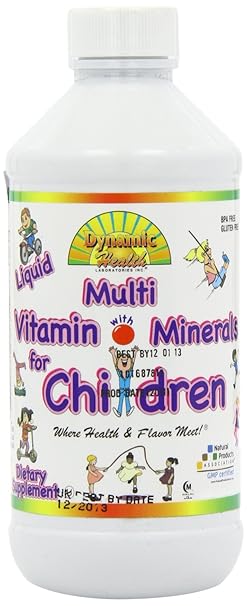 Dynamic Health Multi-Vitamin with Minerals for Children, 8-Ounce