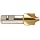 Niagara Cutter CRCO126 Cobalt Steel End Mill, General Purpose, TiN Coated, 4 Flutes,Corner-Rounding End
