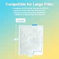 Jeekocaso 16Pack Large Filter Cartridges Replacement 