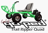 Go-Ped Gas Powered Full Suspension 4-Wheeled Trail Ripper Quad