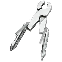 Swiss+Tech ST65510 Micro-Pro XL 1100 11-in-1 Key Ring Multi-Function Tool