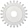Smallparts Spur Gear, 20 Degree Pressure Angle, Polyoxymethylene, Inch, 24 Pitch
