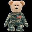 TY Beanie Babies Salute  - Camouflage Bear