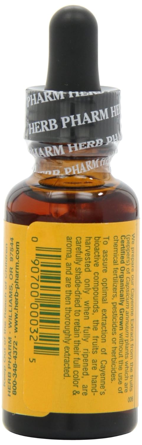 Amazon.com: Herb Pharm Certified Organic Cayenne Extract for ...