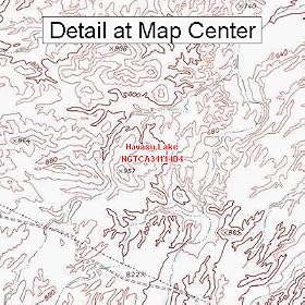 USGS Topographic Quadrangle Map - Havasu Lake, California (Folded/Waterproof)