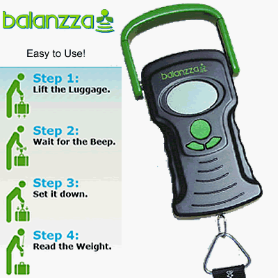 Balanzza Digital Compact Airline Luggage Scale