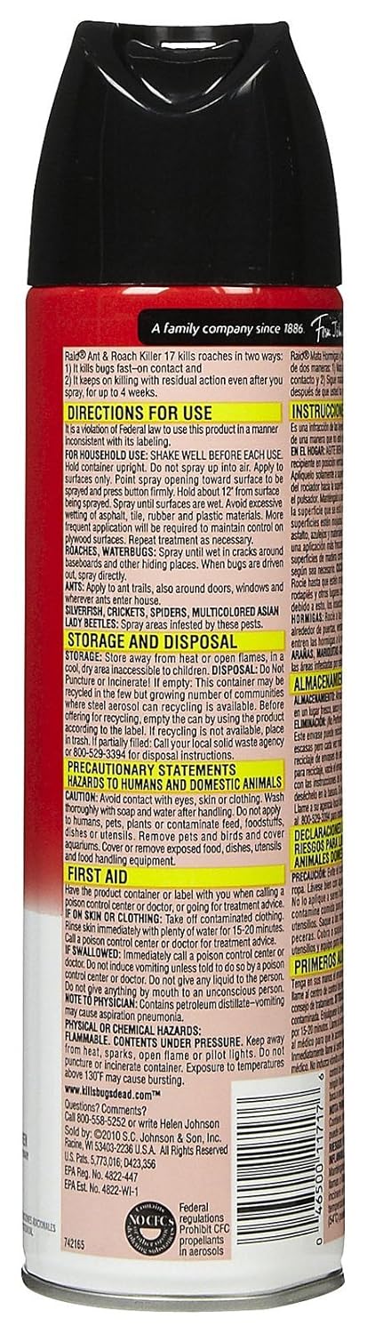 Amazon.com: Raid 11717 Ant & Roach Killer: Patio, Lawn & Garden