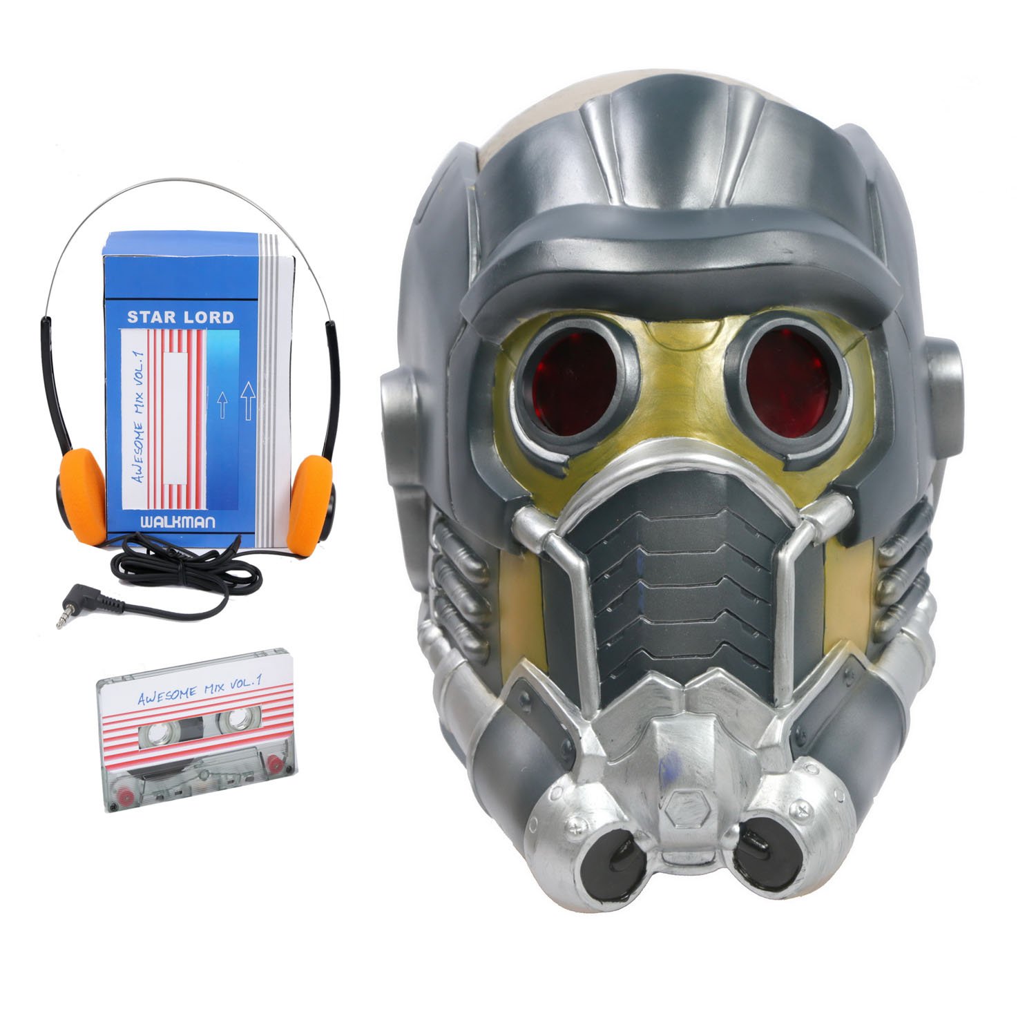Invent Star Lord Style Walkman Hi-Fi Stereo Earphone Headset Orange ear pad Mask Helmet Suit
Invent Star Lord Style Walkman Hi-Fi Stereo Earphone Headset Orange ear pad Mask Helmet Suit