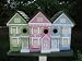 Home Bazaar San Francisco Row House Birdhouse (Pink)
