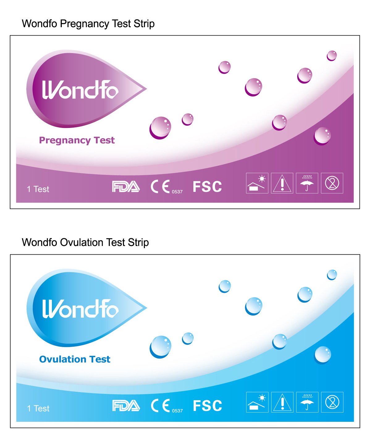 Купить Wondfo 100 (LH) Ovulation Tests + 20 (HCG) Pregnancy Test Strip