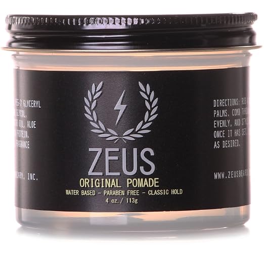 Zeus Water Based Classic Hold Pomade
