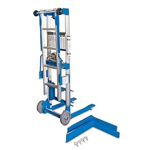 Genie Lift, GL- 4, with Ladder,  Heavy-Duty Aluminum Manual Lift, 500 lbs Load Capacity, Lift Height 5' 11"