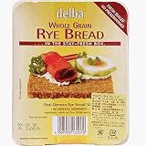 デルバ：ジャーマンブレッド（ライ麦　８切れ入り）　 Delba Whole Grain Rye Bread - in Stay-fresh Box (8/pkg)