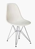 Molded Wire Dining Chair With Eiffel Base