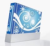 Crystal Blue Decorative Protector Skin Decal Sticker for Nintendo Wii Conso ....
