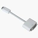 Apple - Video adapter - mini-DVI (M) - DVI-D (F)