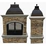 59x41 DLX Out Fireplace