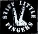 Stiff Little Fingers - Peace Fingers Logo - Screenprinted Sew On or Pin On Cloth Patch