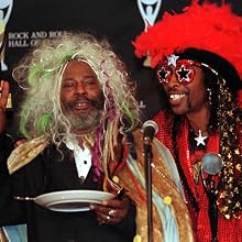 Funkadelic - George Clinton (L) and Bootsy Collins (R), members