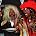 Funkadelic - George Clinton (L) and Bootsy Collins (R), members