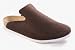 Birkenstock Clogs ''Davos'' aus Wolle in dunkelbraun mit normalem Fussbett