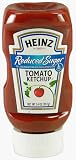 Heinz Tomato Ketchup, Reduced Sugar, Bottles, 14 oz