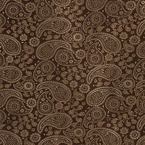 Men's Paisley Formal Vest Brown for Tuxedo and Suit