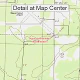 USGS Topographic Quadrangle Map - Beaver Island North, Michigan (Folded/Waterproof)