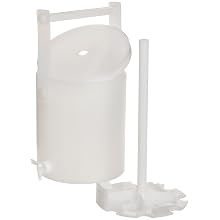 Bel-Art Scienceware 378050014 Polyethylene Churn Sample Splitter, 14L Capacity, 10-1/2" Diameter x 12" Height