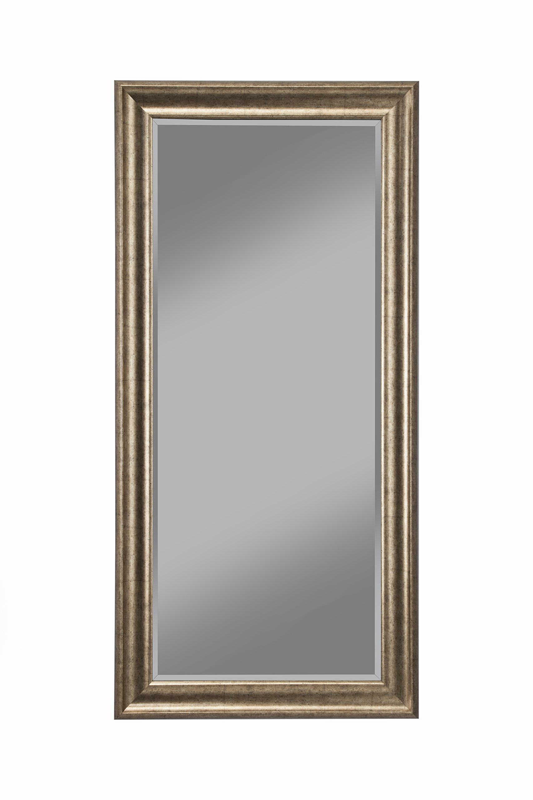 Sandberg Furniture 14111 Full Length Leaner Mirror Frame, Antique Gold
