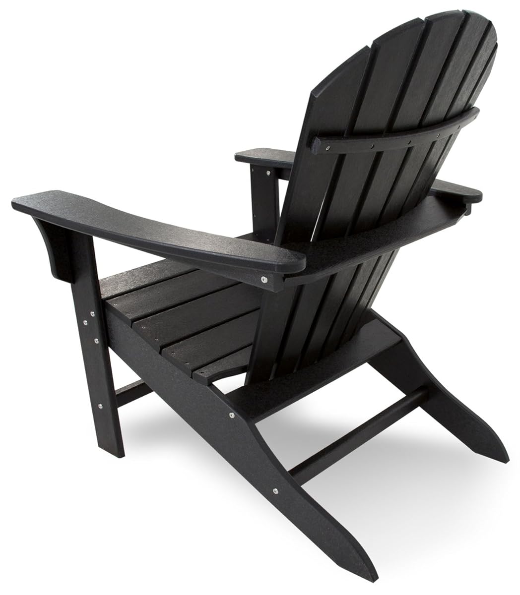 Trex Outdoor Furniture Cape Cod Adirondack Chair, Charcoal Black