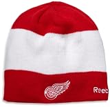 NHL Men's Center Ice Official Team Player Knit Hat (Detroit Red Wings, One Size Fits All)