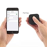 Aukey　Bluetoothステレオオーディオレシーバー　無線オーディオ受信機　3.5mmステレオミニプラグ接続　BR-C1（ブラック）