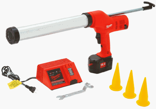 CRL Milwaukee 240V DC Variable Speed Cordless Caulking Gun for 600 ML Sausages