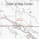 USGS Topographic Quadrangle Map - Spencer, Iowa (Folded/Waterproof)