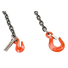 Mazzella SGS Welded Alloy Chain Sling, Fixed-Leg, Grade 80, Vertical Load Capacity
